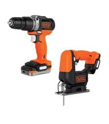 Набір акумуляторного інструменту BLACK+DECKER BDCK122S1S, BDCHD12S1 + BDCJS12N, сумка (BDCK122S1S)