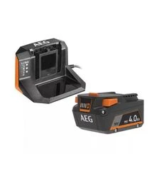 Набір акумуляторний AEG SETL1840S: акумулятор 18 В, 4 А*год + зарядний пристрій (4935478933)