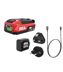 Зарядное устройство двойное SKIL CR1E3123AA, 6 A, 20 В, 220-240 В, 50-60 Гц (CR1E3123A)