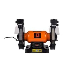 Верстат точильний Tekhmann TBG-6020 L з LED, 600 Вт, 200 мм (850990)