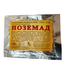 Ноземад для лечения и профилактики нозематоза пчел, на 20 пчелосемей, 5 г (PN0004)