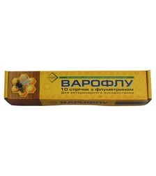 Полоски ВароФлу, флуметрин, для лечения и профилактики вароатоза, 10 шт (PV0011RU)