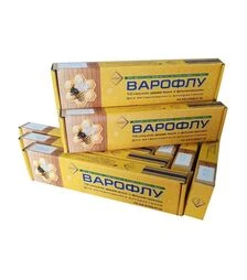 Полоски ВароФлу, флуметрин, для лечения вароатоза, 10 упаковок (PV1011)