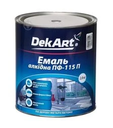 Краска для ульев DekArt ПФ-115 алкидная эмаль синяя, 2,8 кг (DAPF2.8BL)
