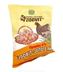 Премікс 4% Зоовіт - Золоте яйце для курей-несучок, 0,5 кг