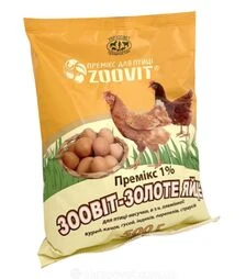 Премікс 1% Зоовіт - Золоте яйце для курей-несучок, 0,5 кг