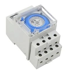Таймер механічний на DIN-рейку Lemanso 16A-1NO+1NC LM6353