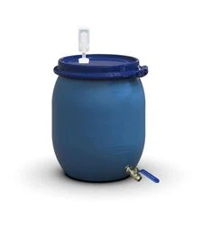 Бочка для бродіння Litolan 130 л, з U-подібним клапаном та краном 1/2" з нержавіючої сталі (27644)
