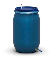 Бочка для бродіння Litolan 210 л, з гідрозатвором та краном 1/2" з нержавіючої сталі (2762112М)