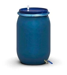 Бочка для бродіння Litolan 210 л, з гідрозатвором та краном 1/2" з нержавіючої сталі (2762122М)