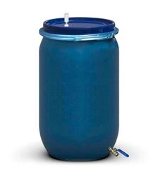 Бочка для бродіння Litolan 230 л, з гідрозатвором та краном 1/2" з нержавіючої сталі (2703122М)