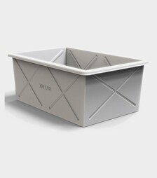 Контейнер промисловий Europlast 350 л, білий (15713)