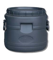 Бідон технічний PlastBak 20 л, чорний, Г-серія (43439)