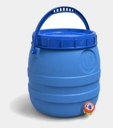 Бідон для води Litolan 10 л, 2-шаровий, з вентильним краном та дужкою (802)
