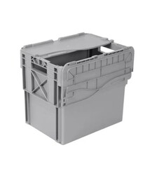 Ящик пластиковий Полімерцентр 28 л, 40х30х36,5 см (NS4335-ALCg)