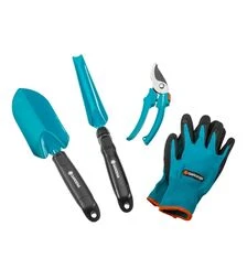 Комплект GARDENA Classic Ergo: секатор+совок+совок прополочный+перчатки (08965-30.000.00)