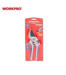 Секатор WORKPRO SK5 PRO з алюмінієвим руків'ям, 215 мм (WP332011)