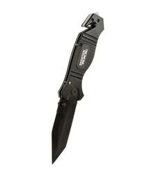 Ніж складаний MASTERTOOL ELMAX 207х37х16 мм, стропоріз, склобій (79-0124)