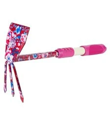 Мотика комбінована Flora, плоска + 3-х зубчата pink TPR (5043184)
