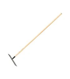 Граблі Fiskars Solid з дерев'яною ручкою, 16 зубців (1011600)