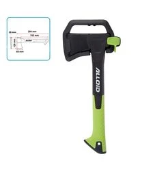 Топор Alloid Pro 450 г, 350 мм, с фибергласовой ручкой (AX-1435)
