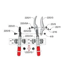 Амортизатор для сучкорізу Felco 220/10