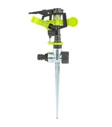 Ороситель для полива MASTERTOOL импульсный, 1/2", 20 м, на ножке (92-9329)