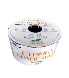 Cтрічка крапельна Flora з плоским емітером Ø16мм, 30см, 6міл, 1,38л, 3000м (5076324)