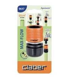 Конектор Claber "Максимальний потік" 3/4" для поливального шлангу (96470000)