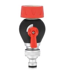 Коннектор для шланга YATO с вентилем, 1/2" (YT-9940)