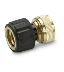 Конектор швидкознімний латунний Karcher 1/2", з Aqua Stop (2.645-017.0)