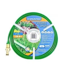 Шланг перфорований GRUNTEK, 1/2", 7,5 м, з латунними конекторами (296223075)