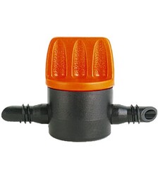 Кран Claber 6*6 мм для трубки крапельного поливу, 1/4", 5 шт. (912700000)