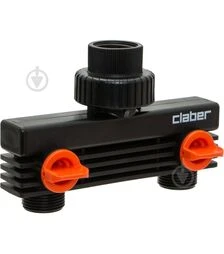 Распределитель Claber 3/4"В, выход двухканальный 3/4"Н (85900000)