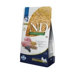 Низькозерновий сухий корм для собак дрібних порід Farmina N&D з ягням та чорницею, 800 г