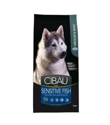 Сухий корм для собак середніх та великих порід Farmina Cibau Sensitive Adult для чутливого травлення, з рибою, 12 кг