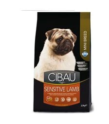 Сухой корм для собак мелких пород Farmina Cibau Sensitive Adult для чувствительного пищеварения, с ягненком, 2,5 кг