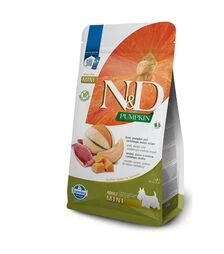 Беззерновий сухий корм для собак дрібних порід Farmina Pumpkin Duck&Cantaloupe Adult Mini з качкою та динею, 2 кг