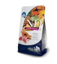 Низькозерновий сухий корм для собак середніх і великих порід Farmina N&D Tropical Selection з ягням і тропічними фруктами, 2 кг