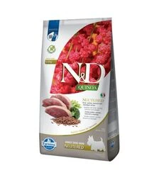 Сухий корм для стерилізованих собак дрібних порід Farmina N&D з качкою, кіноа, броколі та спаржею, 7 кг