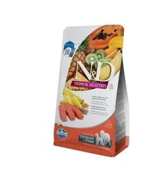 Низькозерновий сухий корм для собак середніх і великих порід Farmina N&D Tropical Selection з лососем і тропічними фруктами, 2 кг