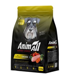 Полнорационный сухой корм для собак AnimAll Expert Choice со свежей курицей, 2,5 кг