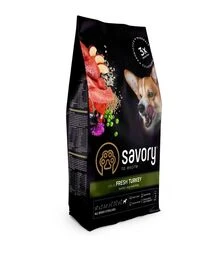 Сухий корм для стерилізованих собак Savory All Breed Sterilised зі свіжою індичкою, 3 кг