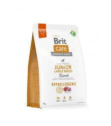 Сухий корм для собак великих порід Brit Care Dog Hypoallergenic Junior з ягням, 3 кг