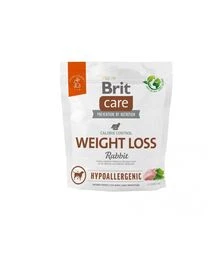 Сухой корм для собак с лишним весом Brit Care Dog Hypoallergenic Weight Loss с кроликом, 1 кг