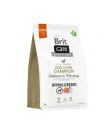 Сухий корм для виставкових собак Brit Care Dog Hypoallergenic Dog Show Champion з лососем та оселедцем, 3 кг