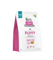 Беззерновий сухий корм для цуценят Brit Care Dog Grain-free Puppy з лососем, 3 кг