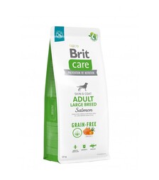 Беззерновий сухий корм для собак великих порід Brit Care Dog Grain-free Adult з лососем, 12 кг