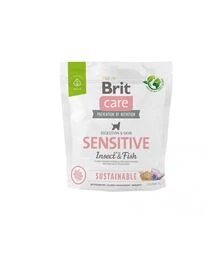 Сухой корм для собак Brit Care Dog Sustainable Sensitive для чувствительного пищеварения, с рыбой и насекомыми, 1 кг