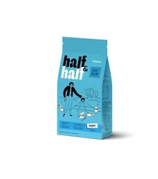 Сухой корм для щенков Half&Half с говядиной, 2 кг